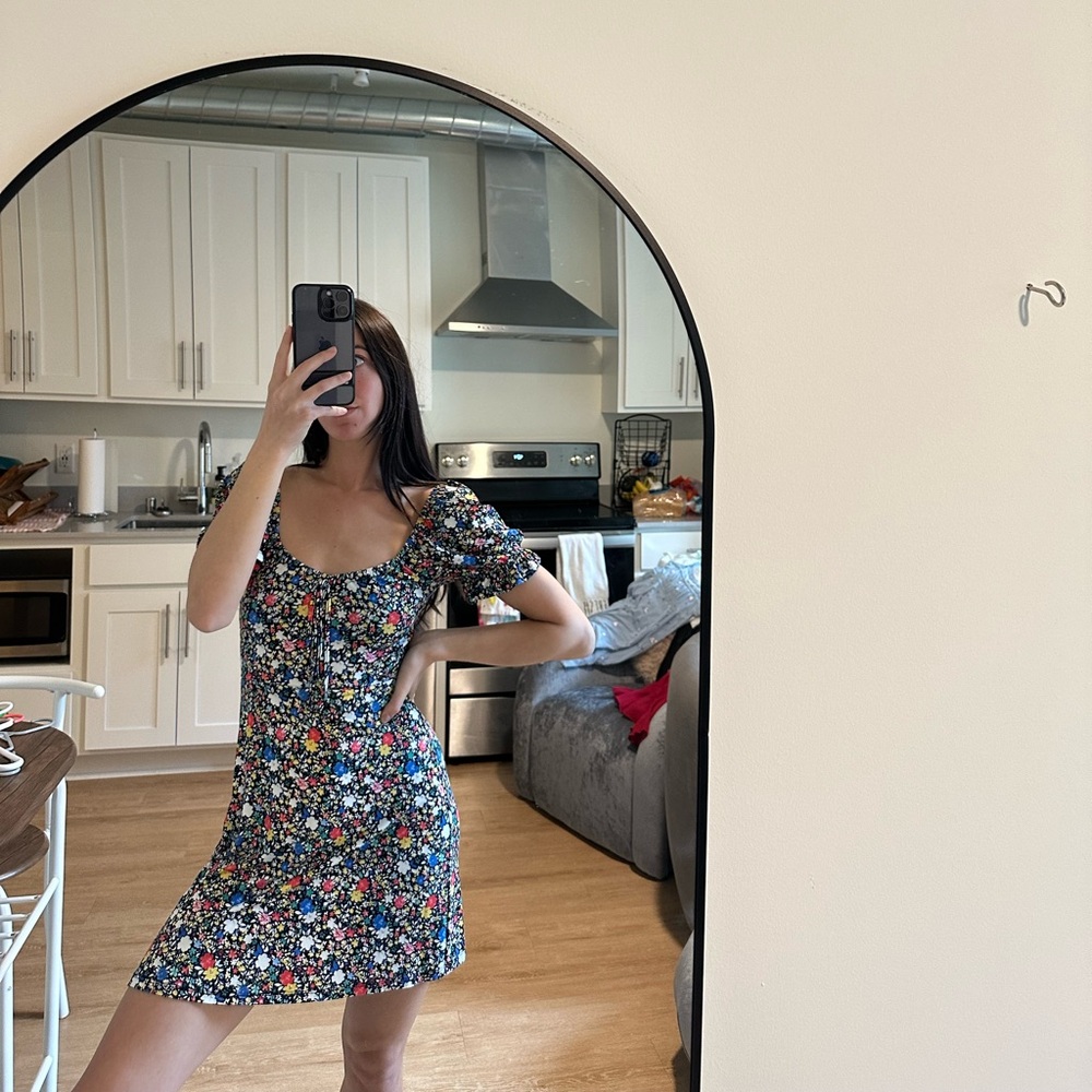 Franchesca’s Black Floral Dress - XXS